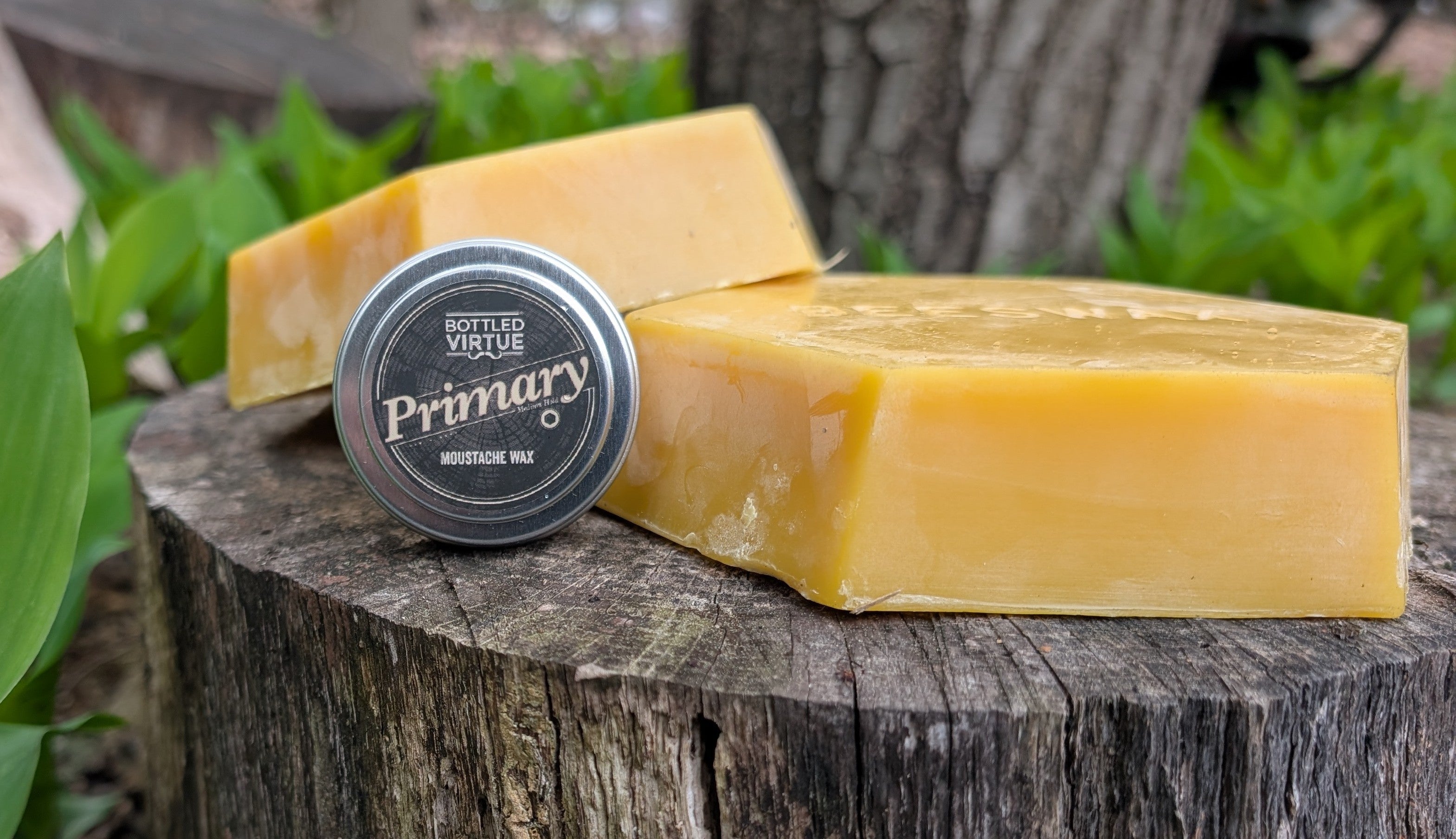 Primary - Daily Hold Moustache Wax – Bottled Virtue