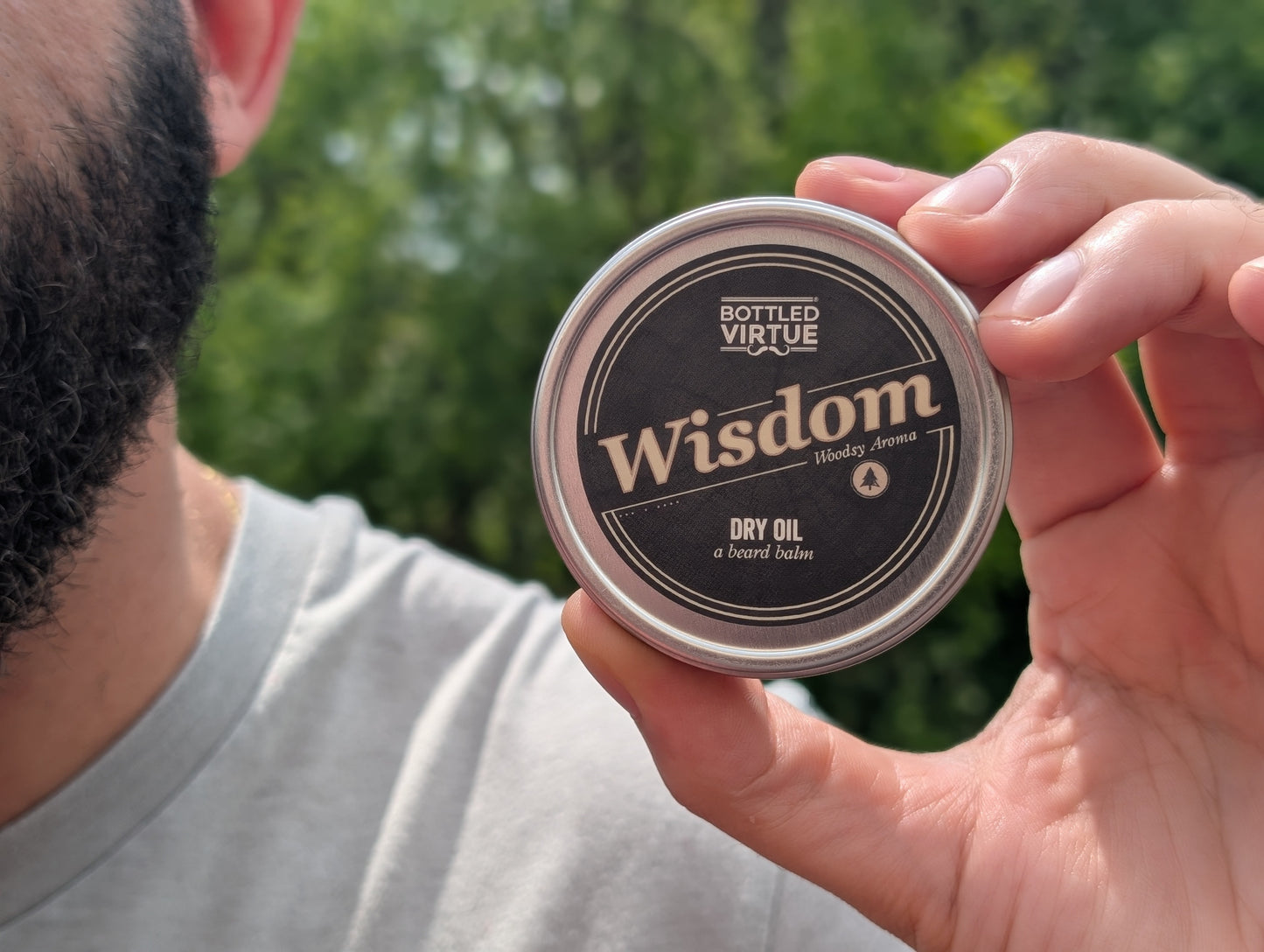 Wisdom - Bright and Woodsy Dry Oil (Beard Balm)